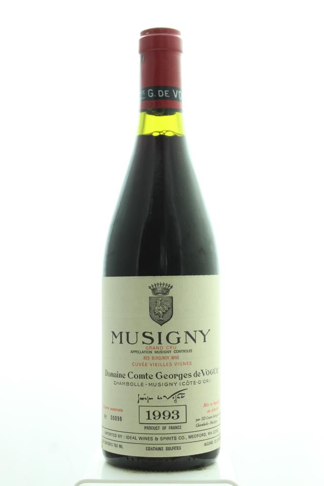 Comte Georges de Vogüé Musigny Cuvée Vieilles Vignes 1993