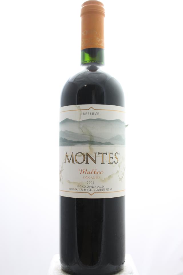 Montes Malbec Reserve 2001