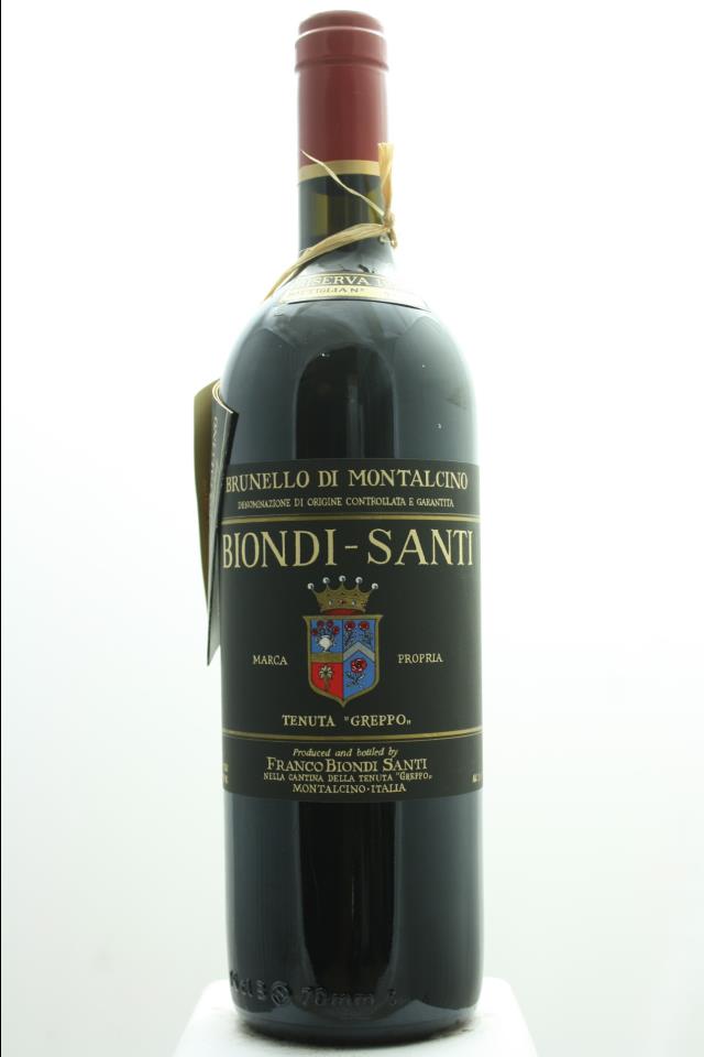 Biondi-Santi Tenuta Greppo Brunello di Montalcino Riserva 1999