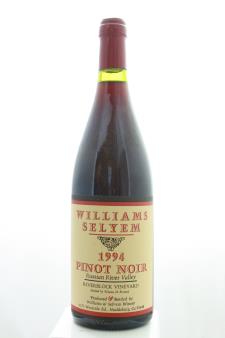 Williams Selyem Pinot Noir Riverblock Vineyard 1994
