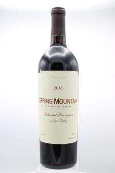 Spring Mountain Vineyard Cabernet Sauvignon 2016