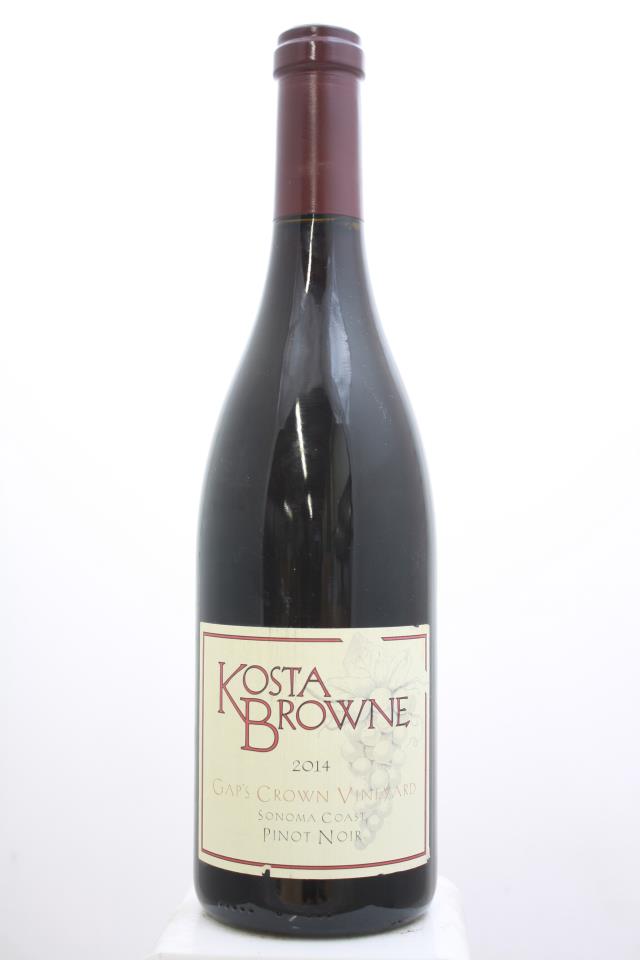 Kosta Browne Pinot Noir Gap's Crown Vineyard 2014