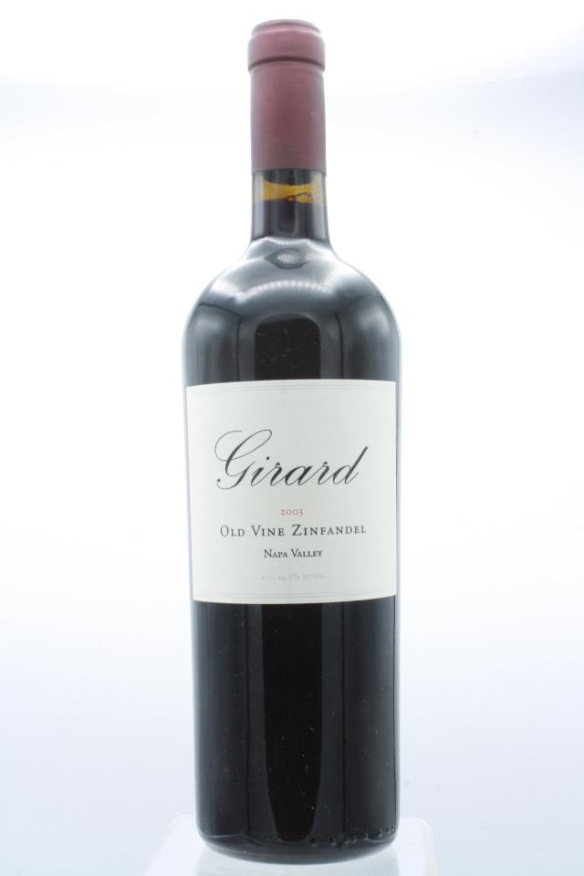 Girard Zinfandel Old Vine 2003