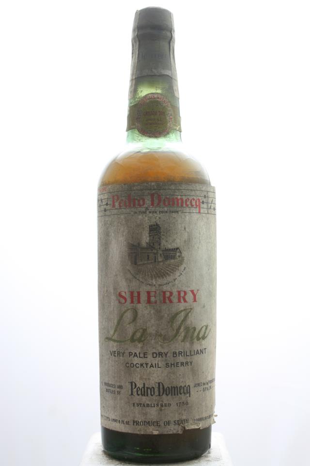 Pedro Domecq Very Pale Dry Brilliant Cocktail Sherry La Ina NV