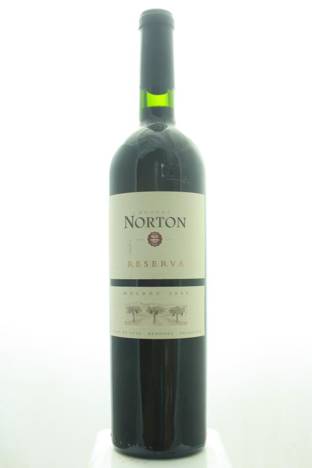 Bodega Norton Malbec Reserva  2005