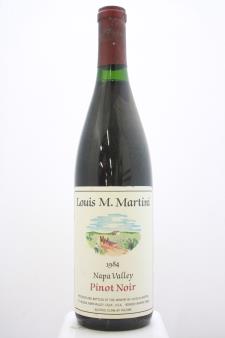 Louis M Martini Pinot Noir Napa Valley 1984