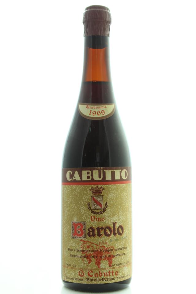 G. Cabutto Barolo 1969