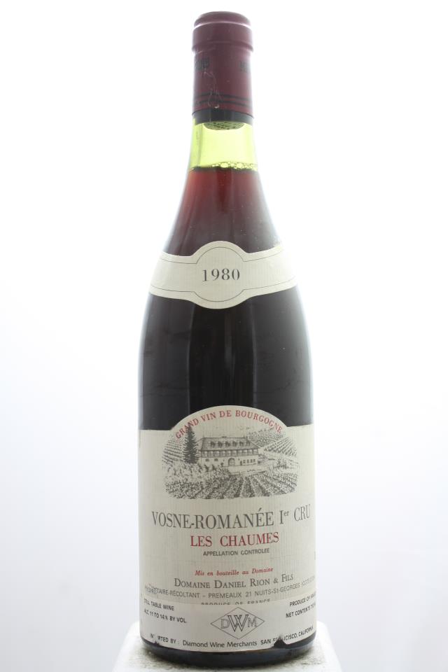 Daniel Rion Vosne-Romanée Les Chaumes 1980