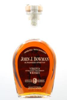John J. Bowman Pioneer Spirit Virginia Straight Bourbon Whiskey Single Barrel NV