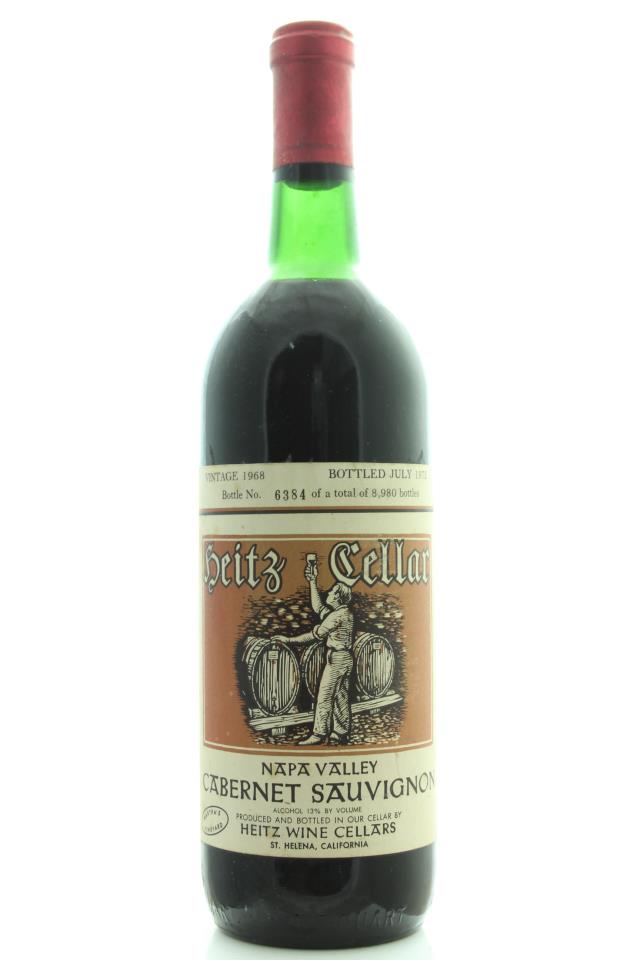 Heitz Cellar Cabernet Sauvignon Martha's Vineyard 1968