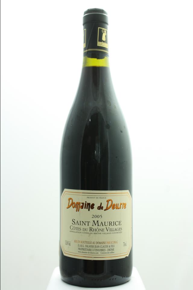 Domaine de Deurre Côtes du Rhône Village Saint Maurice 2005
