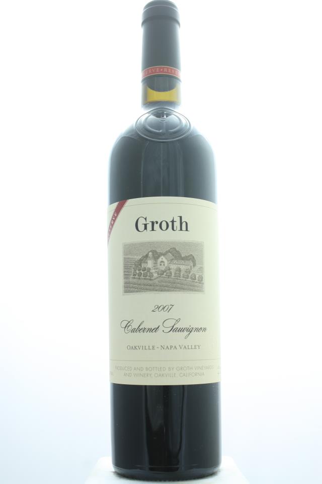 Groth Vineyards Cabernet Sauvignon Reserve 2007