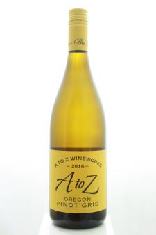 A to Z Pinot Gris 2016