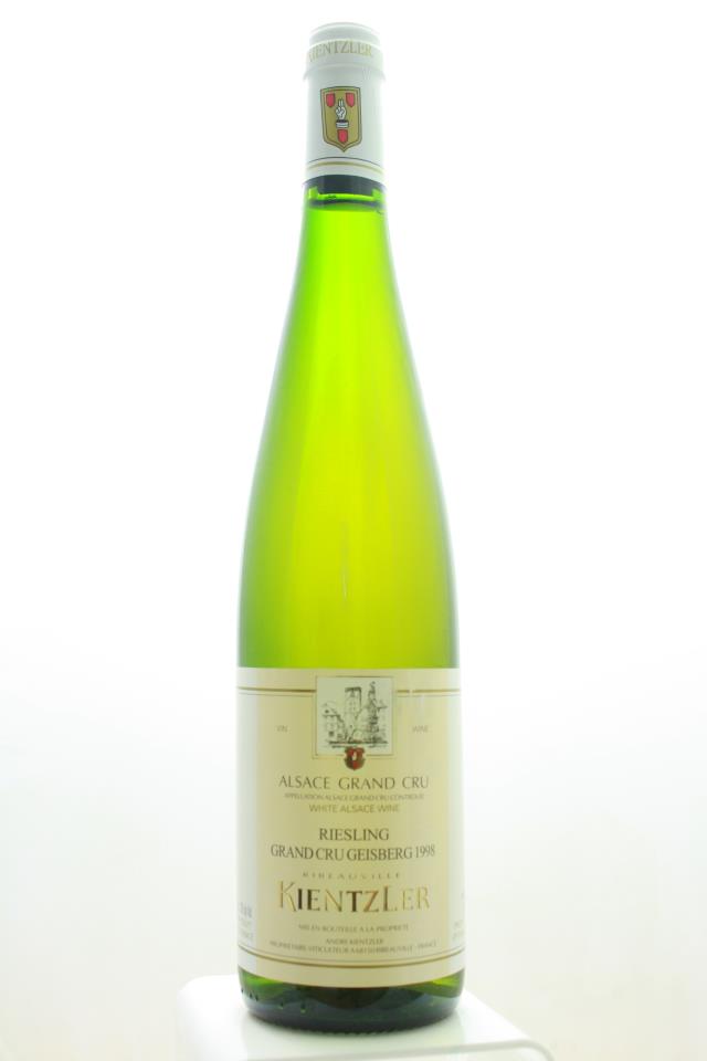 Kientzler Riesling Grand Cru Geisberg 1998