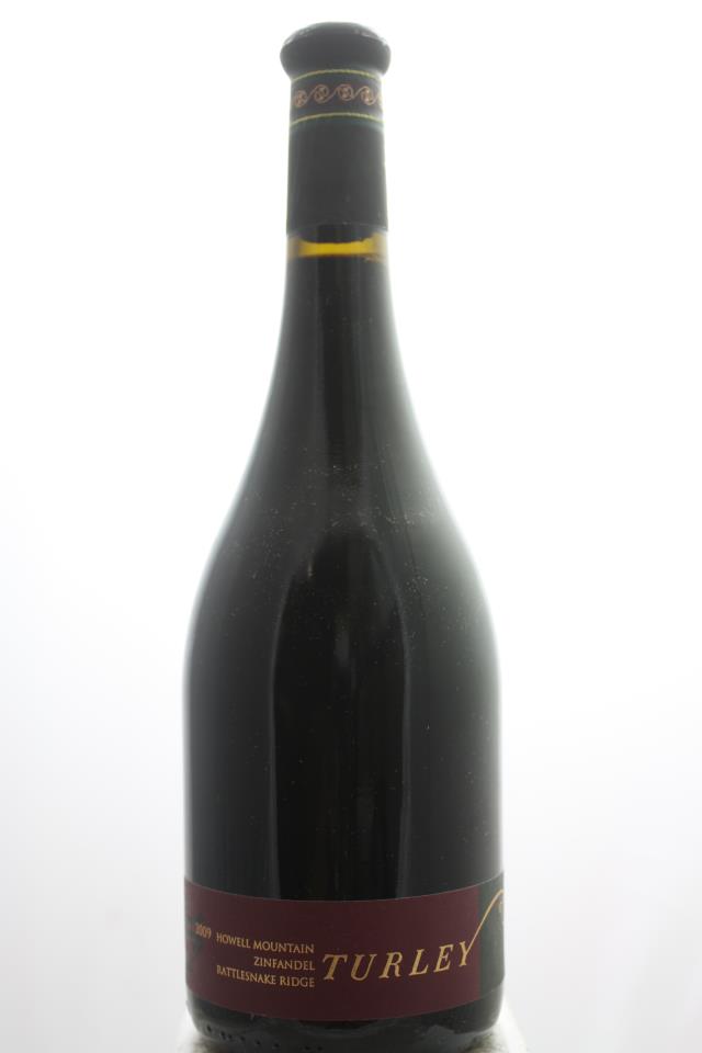 Turley Zinfandel Estate Rattlesnake Ridge 2009