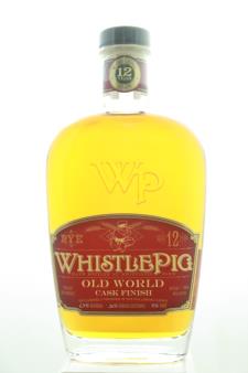 WhistlePig Straight Rye Whiskey Old World Cask Finish 12-Years-Old NV