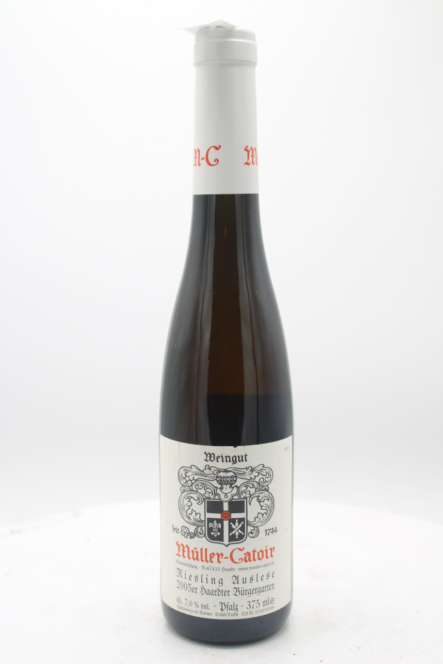 Muller-Catoir Haardter Burgergarten Riesling Auslese #20 2005