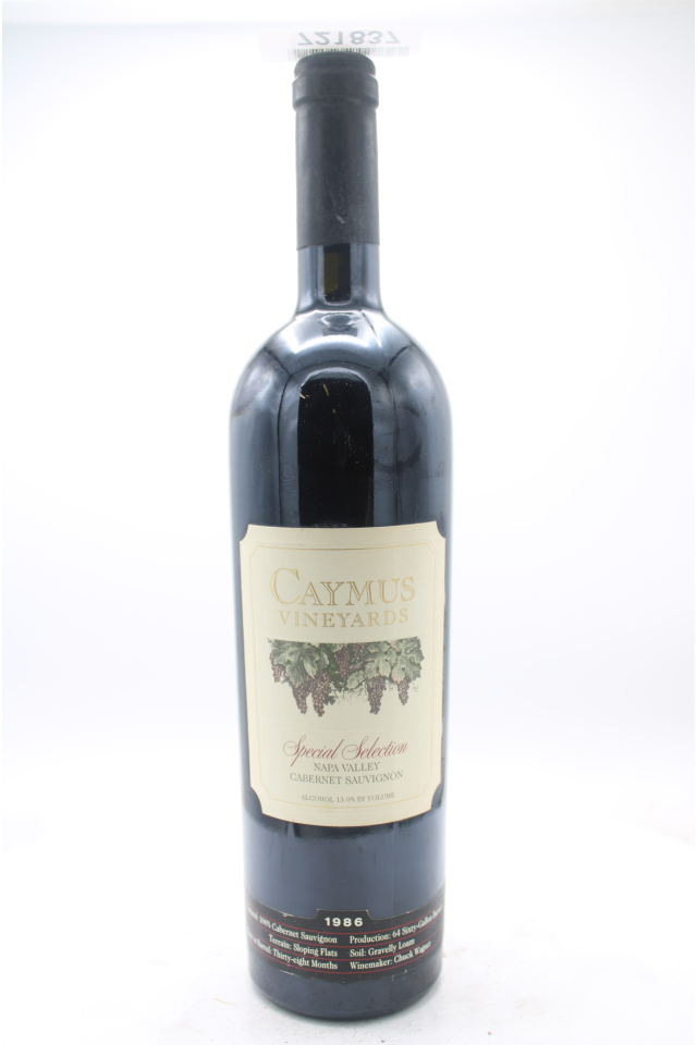 Caymus Cabernet Sauvignon Special Selection 1986