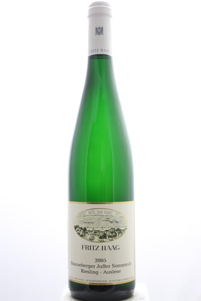 Fritz Haag Brauneberger Juffer-Sonnenuhr Riesling Auslese #06 2005