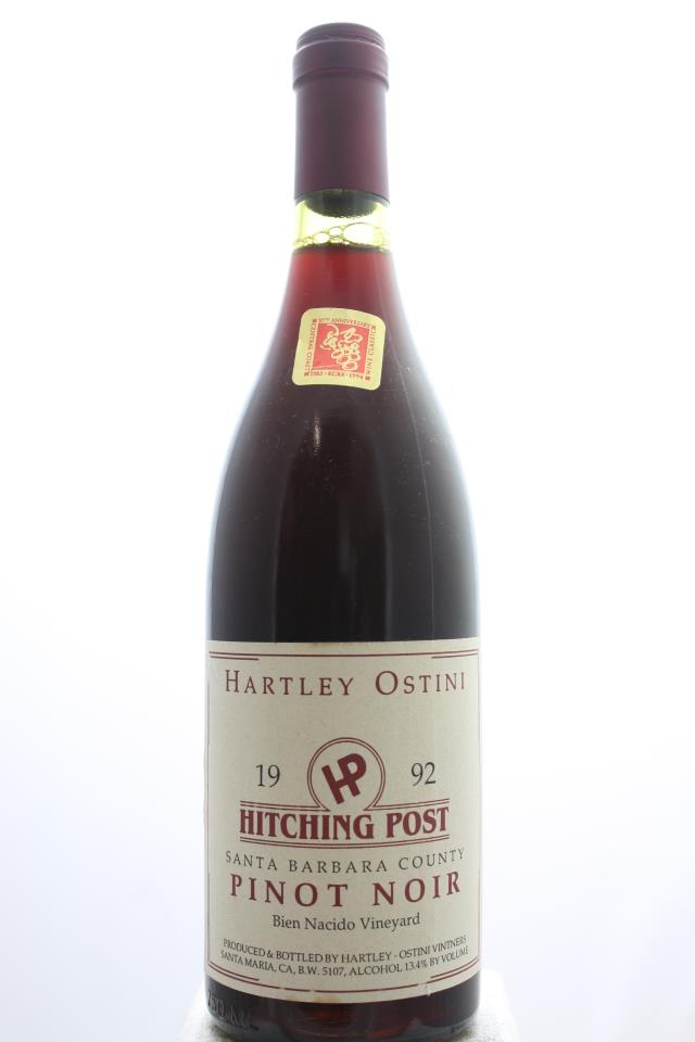 Hartley Ostini Pinot Noir Hitching Post Bien Nacido Vineyard 1992