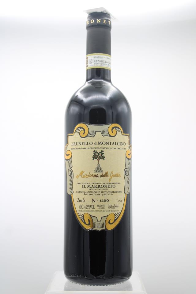 Il Marroneto Brunello di Montalcino Madonna Delle Grazie 2016