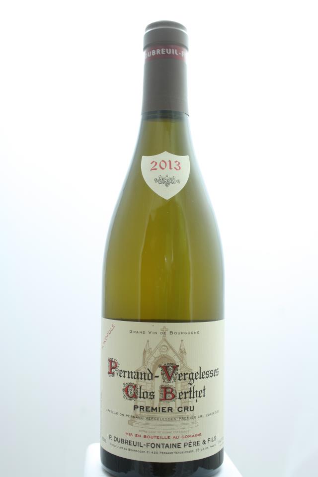 Dubreuil-Fontaine Pernand-Vergelesses Clos Berthet Blanc 2013