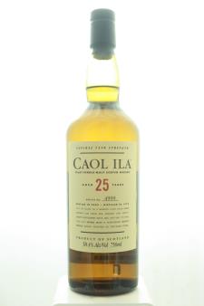 Caol Ila Islay Single Malt Scotch Whisky Natural Cask Strength 25-Years-Old NV
