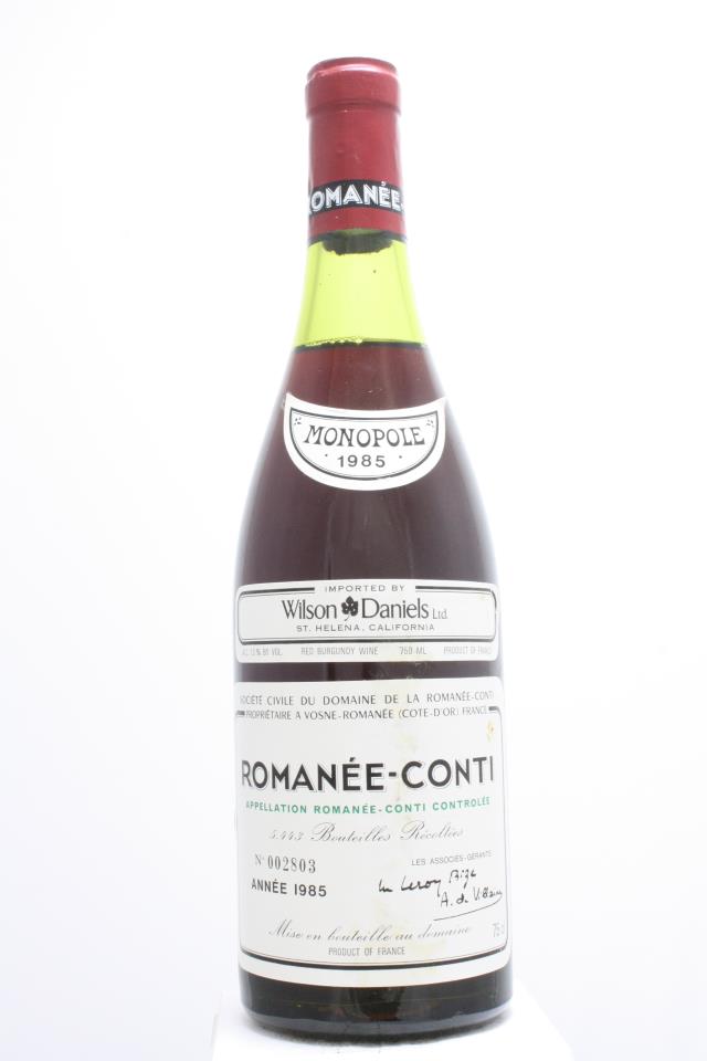 Domaine de la Romanée-Conti Romanée-Conti 1985