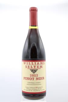 Williams Selyem Pinot Noir Central Coast 2012