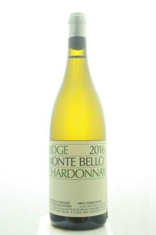 Ridge Vineyards Chardonnay Monte Bello Estate Vineyard 2016