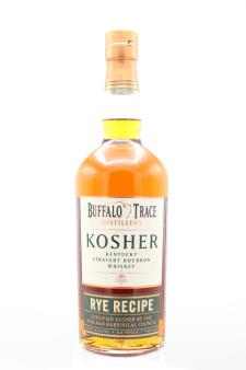 Buffalo Trace Distillery Kosher Kentucky Straight Bourbon Whiskey Rye Recipe NV