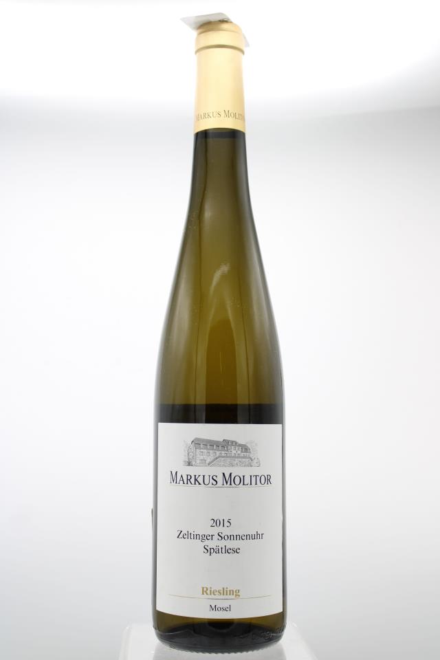 Markus Molitor Zeltinger Sonnenuhr Riesling Spatlese #22 2015