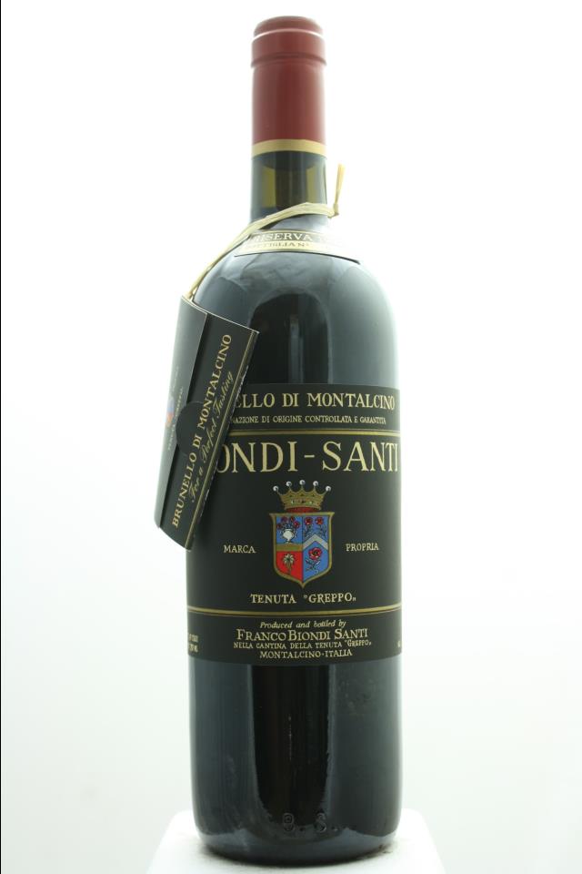 Biondi-Santi Tenuta Greppo Brunello di Montalcino Riserva 1999