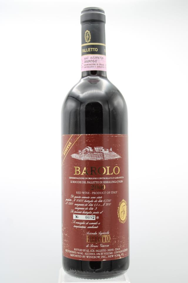 Bruno Giacosa Barolo Riserva Le Rocche del Falletto di Serralunga d'Alba 2000