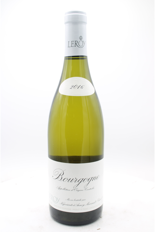 Maison Leroy Bourgogne Blanc 2016