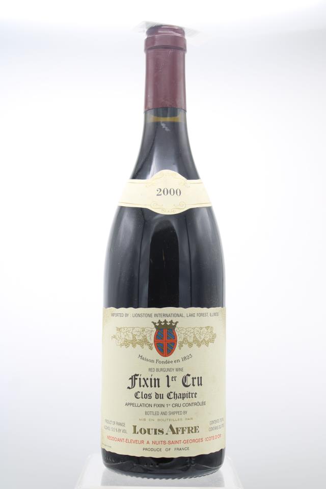 Louis Affre Fixin Clos du Chapitre 2000