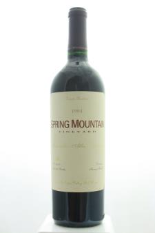 Spring Mountain Vineyard Cabernet Sauvignon Estate Miravalle Alba Chevalier 1994
