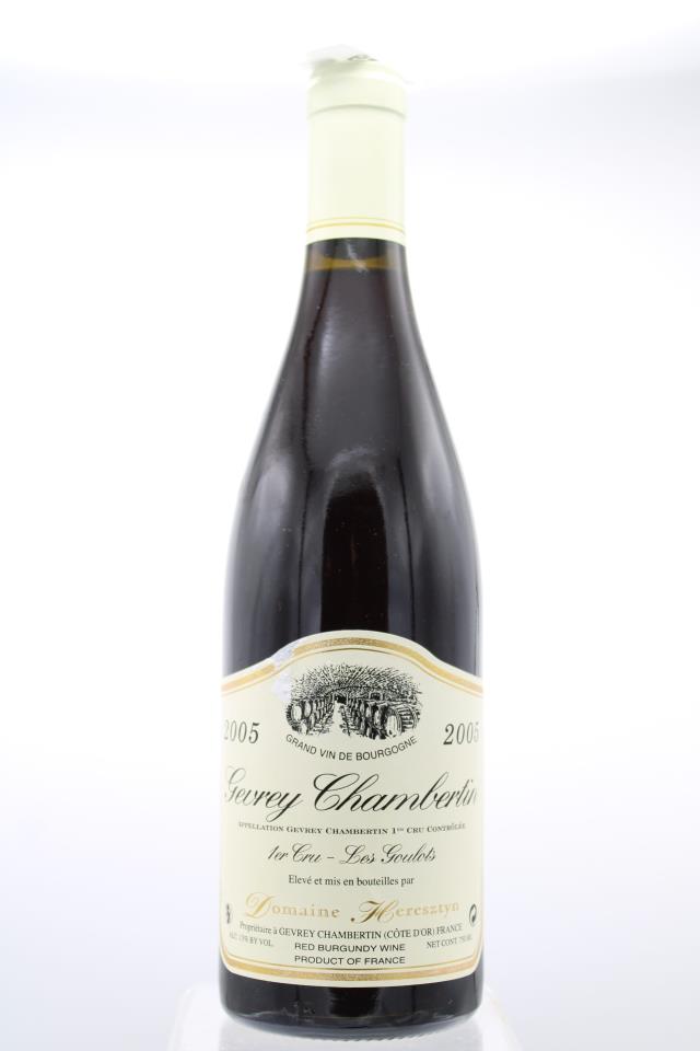 Heresztyn Gevrey Chambertin Les Goulots 2005