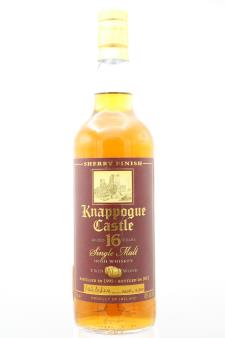 Knappogue Castle Single Malt Irish Whiskey Sherry Finish Twin Wood 16-Years-Old 1995
