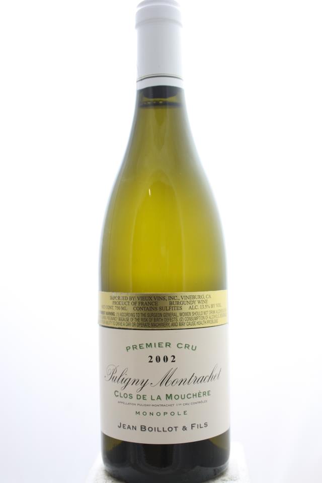 Jean Boillot Puligny-Montrachet Clos de la Mouchère 2002