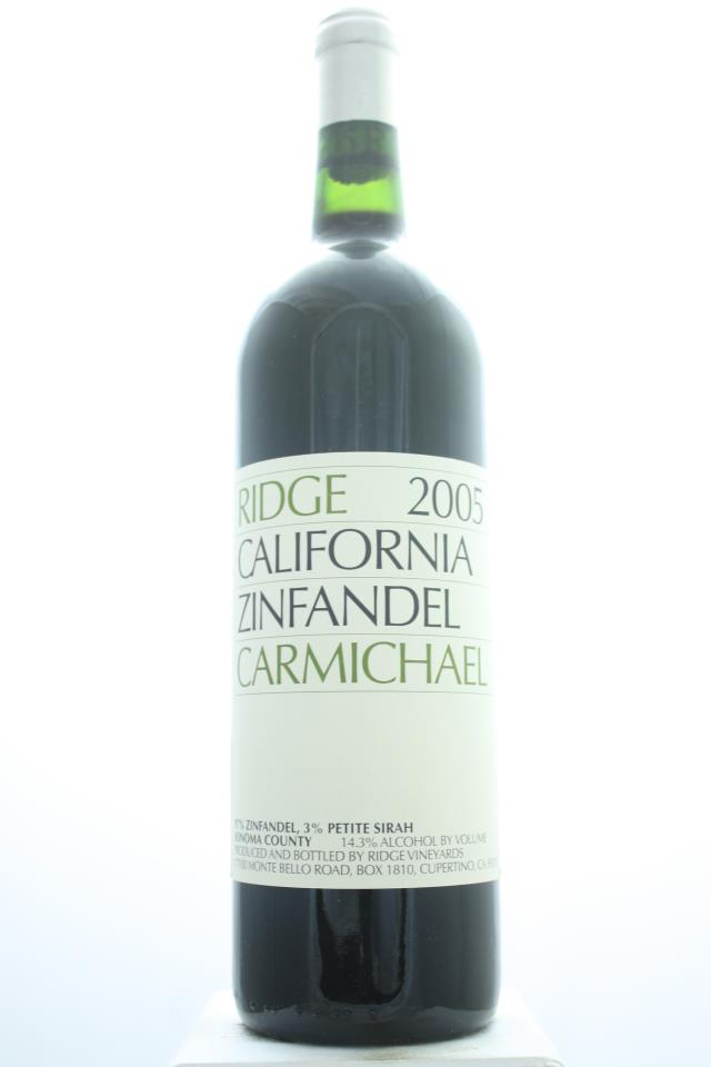 Ridge Vineyards Zinfandel Carmichael ATP 2005