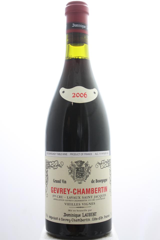 Dominique Laurent Gevrey-Chambertin Lavaux Saint-Jacques Vieilles Vignes 2006