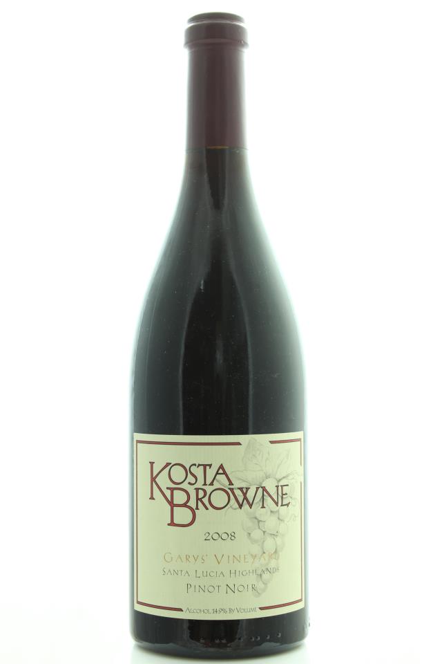 Kosta Browne Pinot Noir Garys' Vineyard 2008