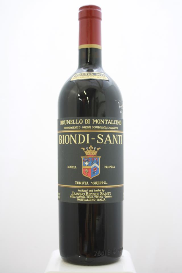 Biondi-Santi (Tenuta Greppo) Brunello di Montalcino Riserva 2011