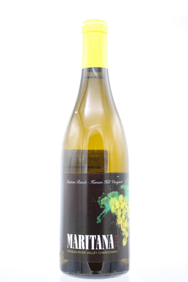 Maritana Vineyards Chardonnay Dutton Ranch Hansen Hill Vineyard 2018