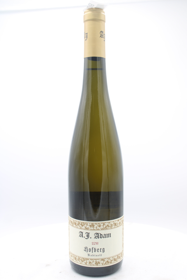 A.J. Adam Dhron Hofberger Riesling Kabinett #05 2011