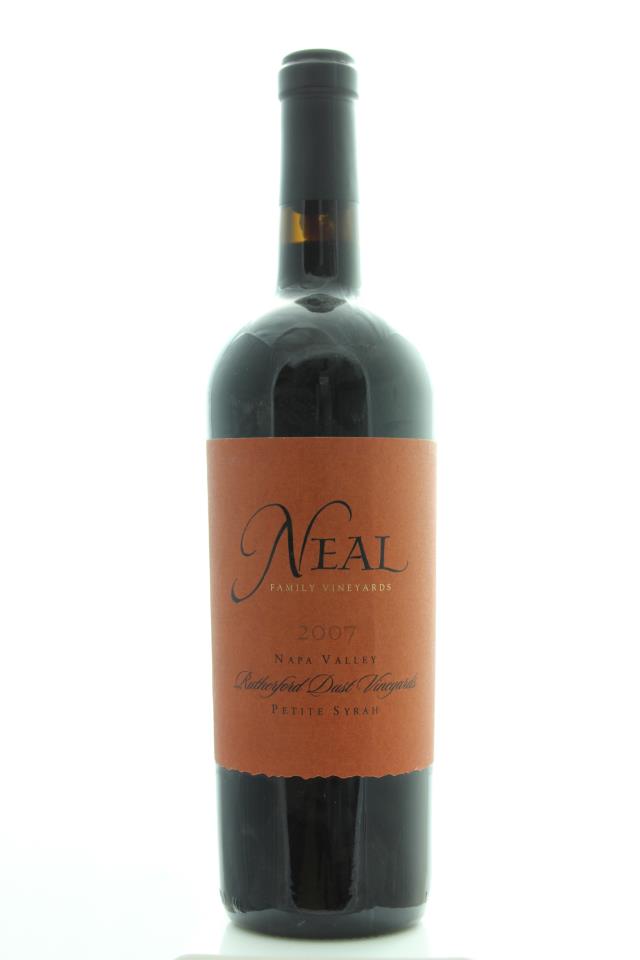 Neal Family Petite Sirah Rutherford Dust Vineyard 2007