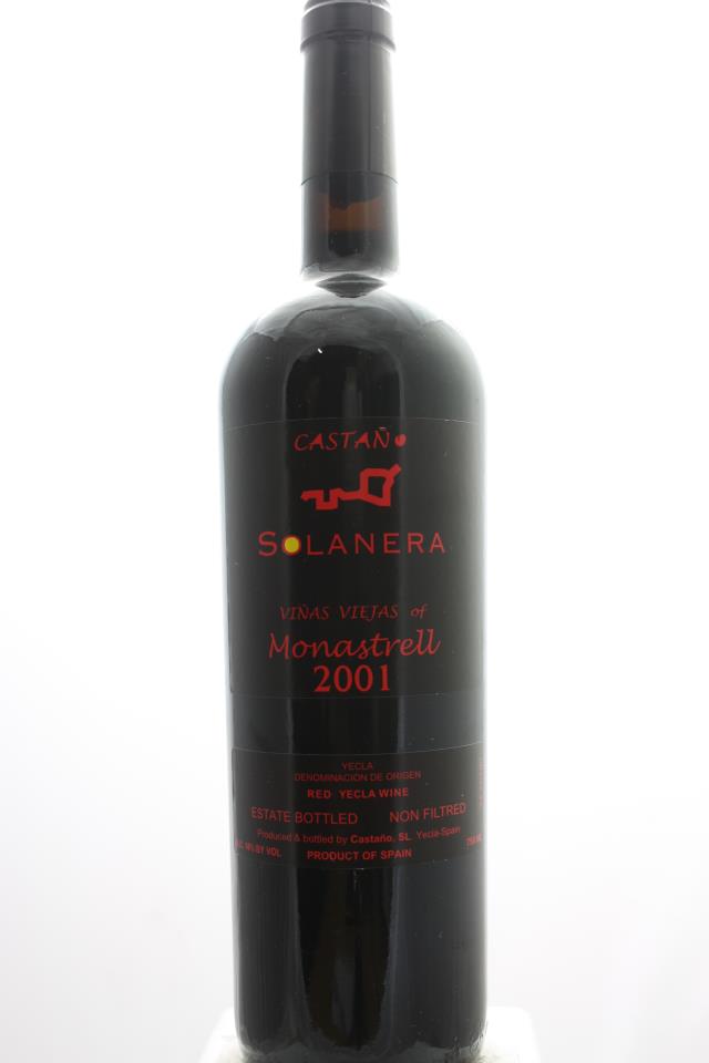 Bodegas Castano Solanera Monastrell Viñas Viejas 2001