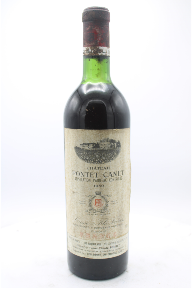 Pontet-Canet 1959