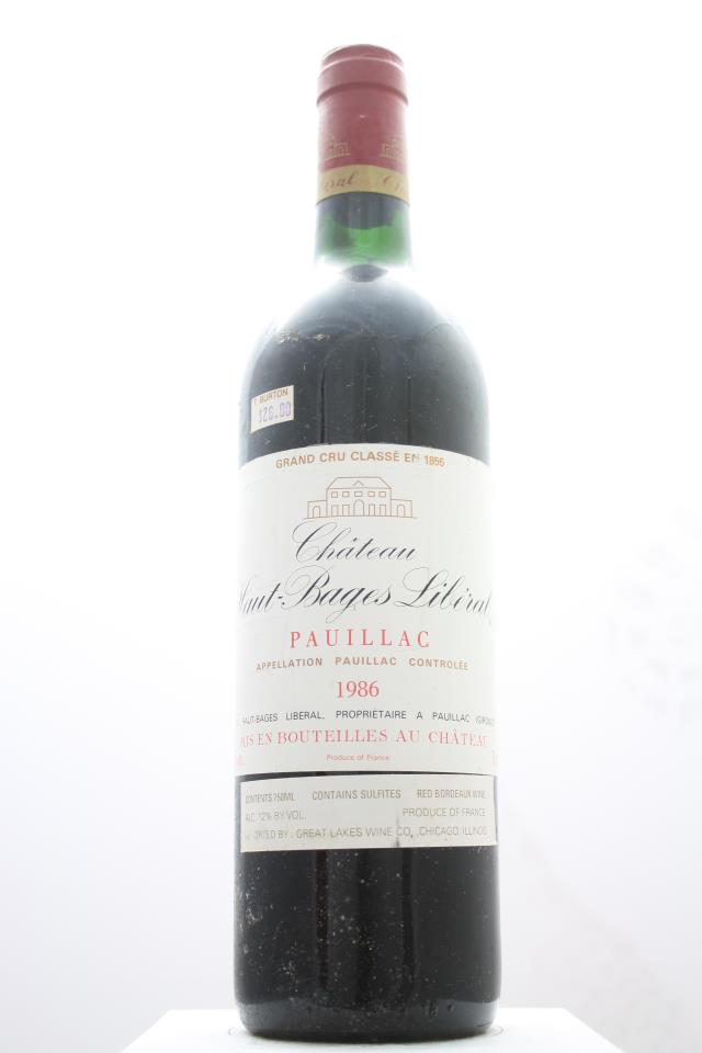 Haut-Bages Libéral 1986